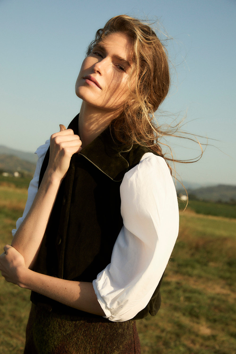 GREEN MARLOW VEST
