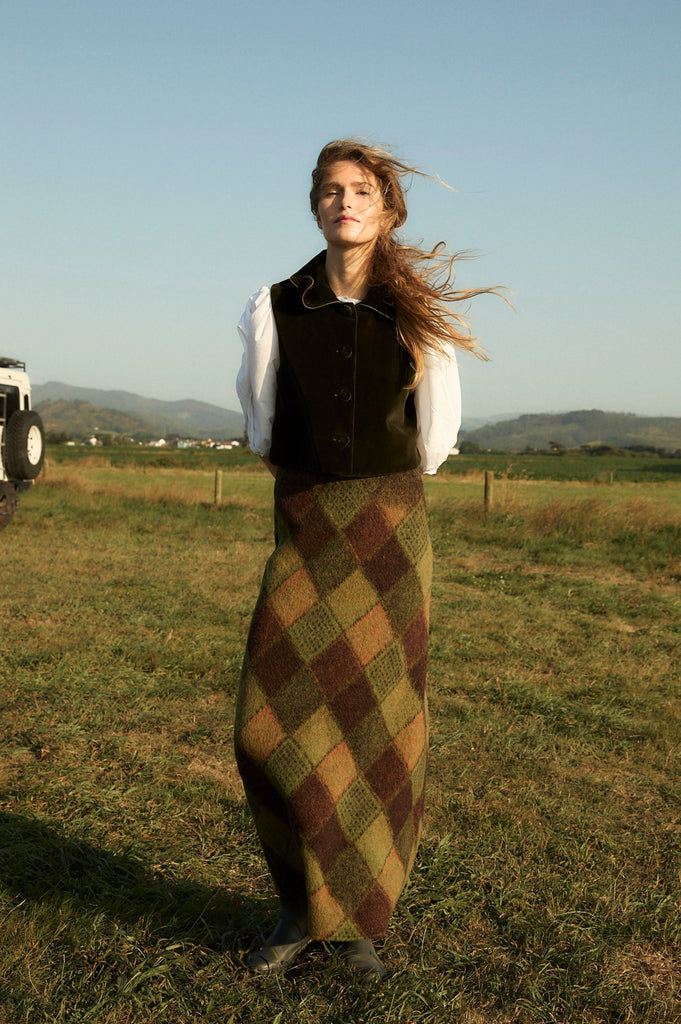 GREEN MARLOW VEST