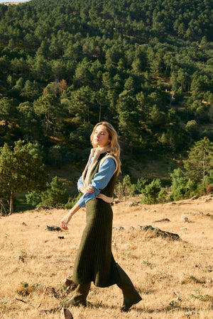 GREEN BRISTOL SKIRT