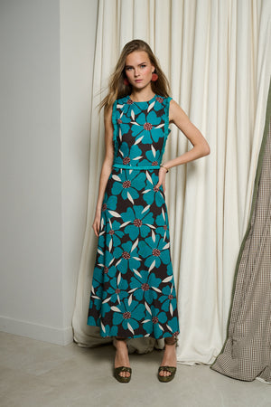 AZURE FRINGE DRESS