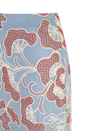 BLUE CORAL SKIRT