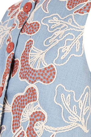 BLUE CORAL VEST