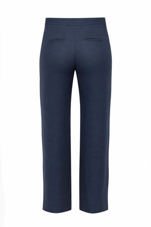 BLUE LINEN TROUSERS