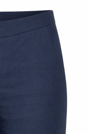 BLUE LINEN TROUSERS