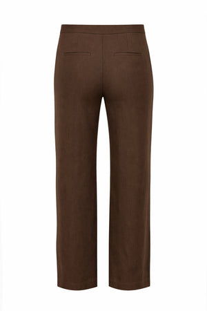 BROWN LINEN TROUSERS