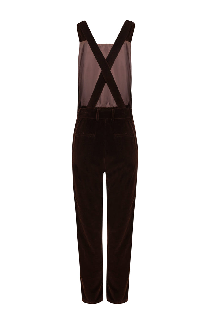 BROWN MARLOW JUMPSUIT