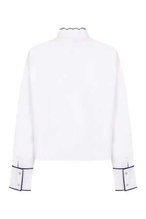 BLUE BRENNET BLOUSE