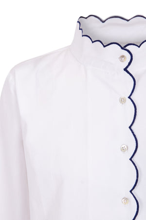 BLUE BRENNET BLOUSE
