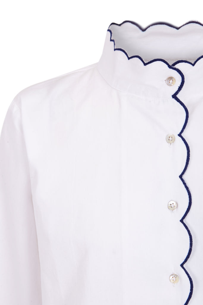 BLUE BRENNET BLOUSE