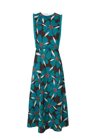 AZURE FRINGE DRESS