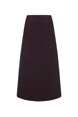 NAVY FRANKLIN SKIRT