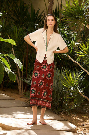 GARNET BRENNET BLOUSE