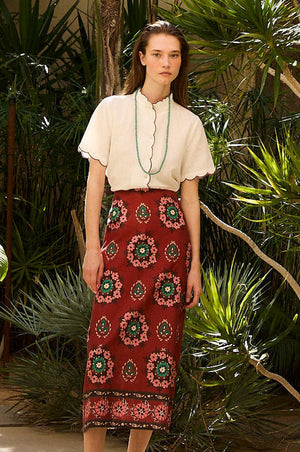 GARNET BRENNET BLOUSE
