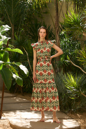 NILO RUFFLE DRESS