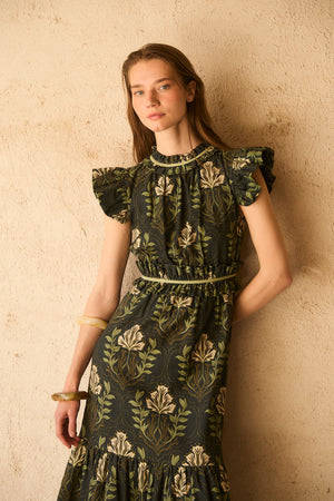 NACAR RUFFLE DRESS