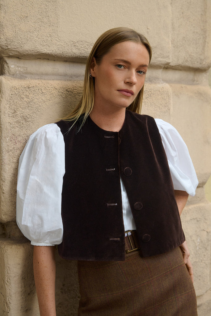 BROWN MARLOW VEST