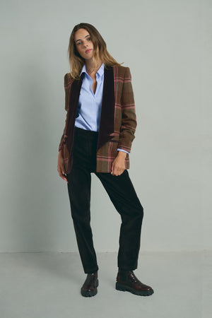 BROWN MARLOW TROUSERS