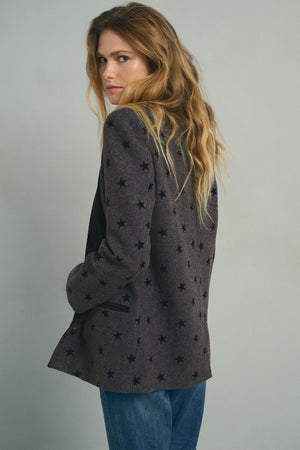 GREY STARS BLAZER