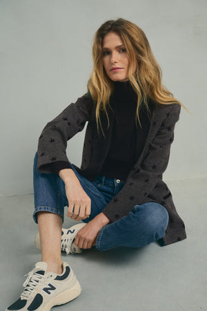GREY STARS BLAZER