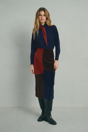 VELVET SKIRT