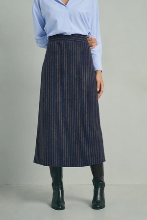 NAVY BRISTOL SKIRT