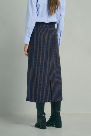 NAVY BRISTOL SKIRT