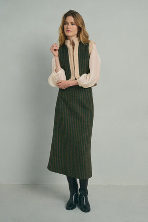 GREEN BRISTOL SKIRT