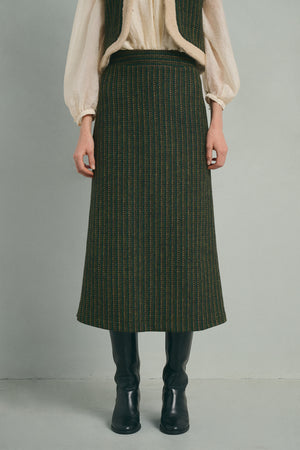 GREEN BRISTOL SKIRT