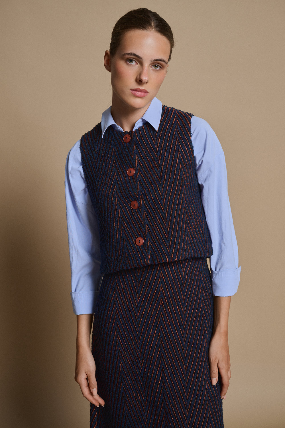 NAVY FRANKLIN VEST