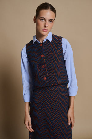 NAVY FRANKLIN VEST