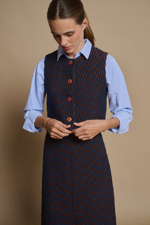 NAVY FRANKLIN VEST
