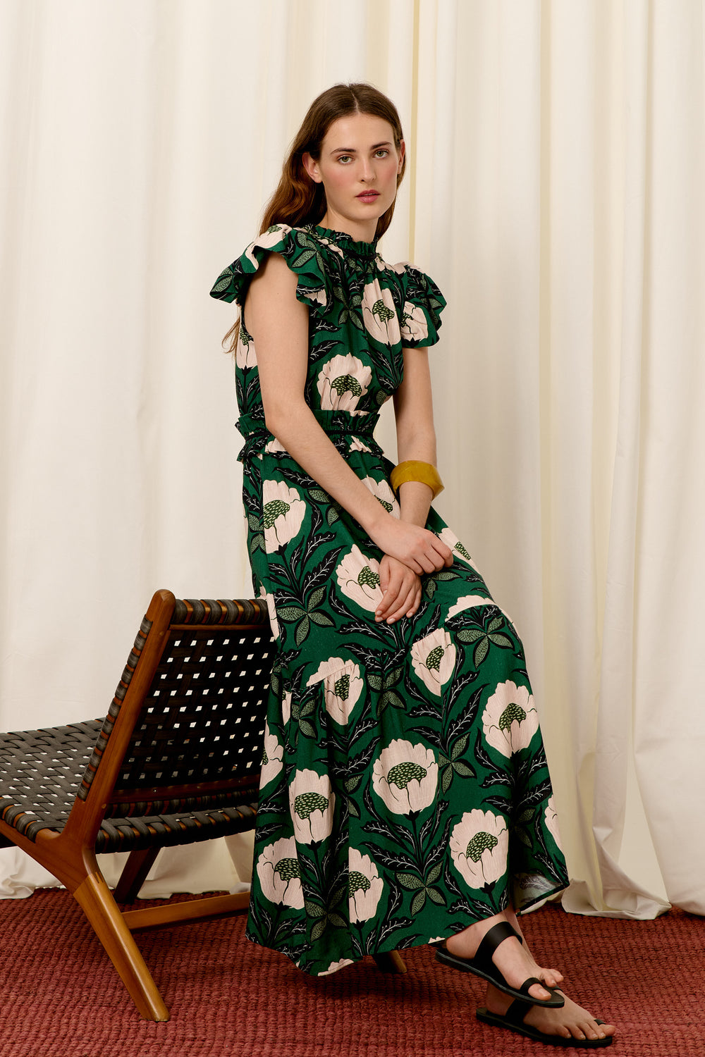LAGO RUFFLE DRESS