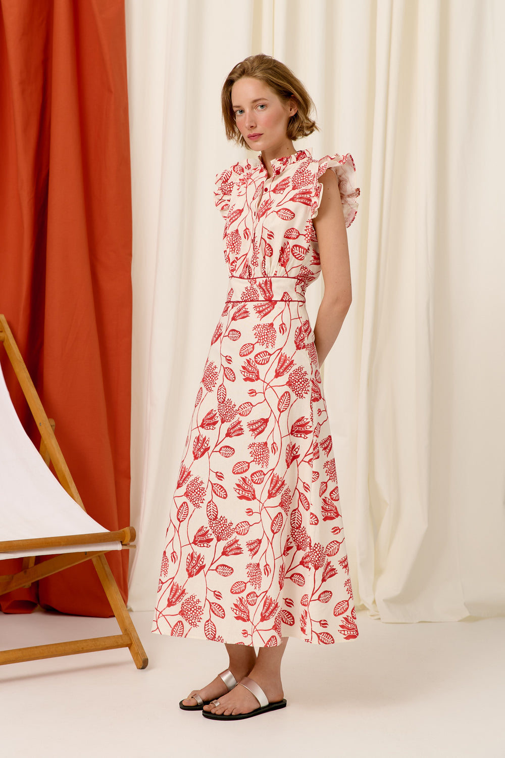 RED DUNAS DRESS