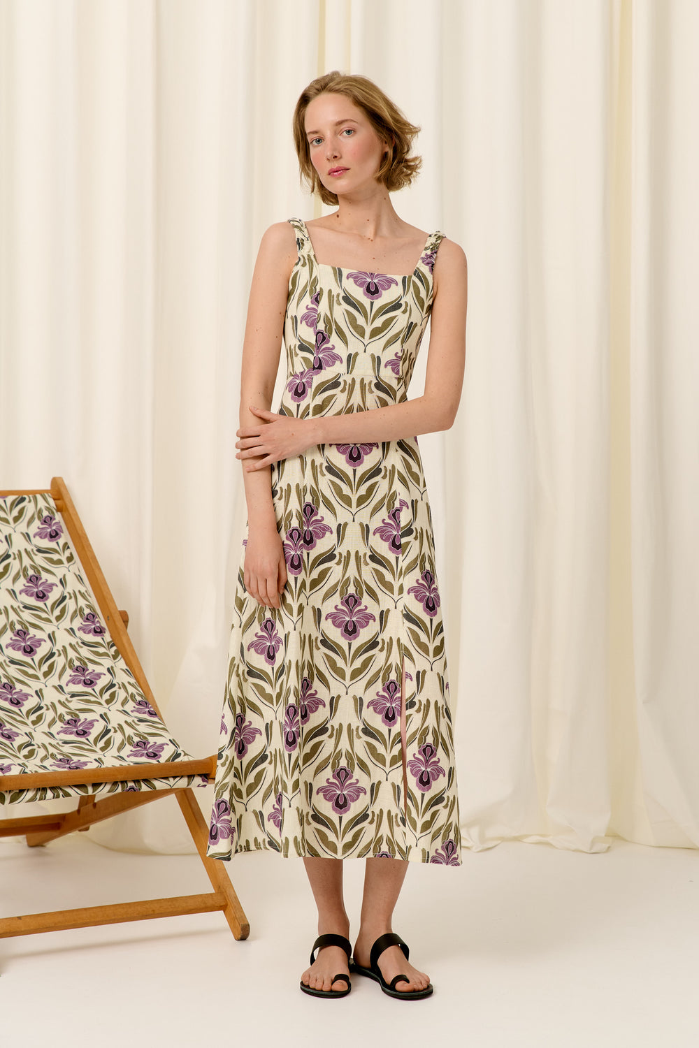 BELEM LACE-UP DRESS