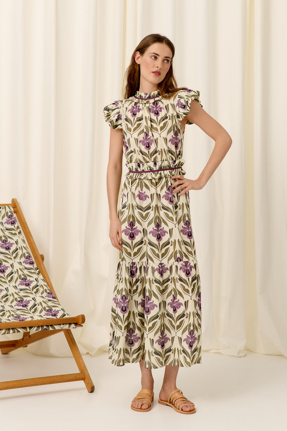 BELEM RUFFLE DRESS