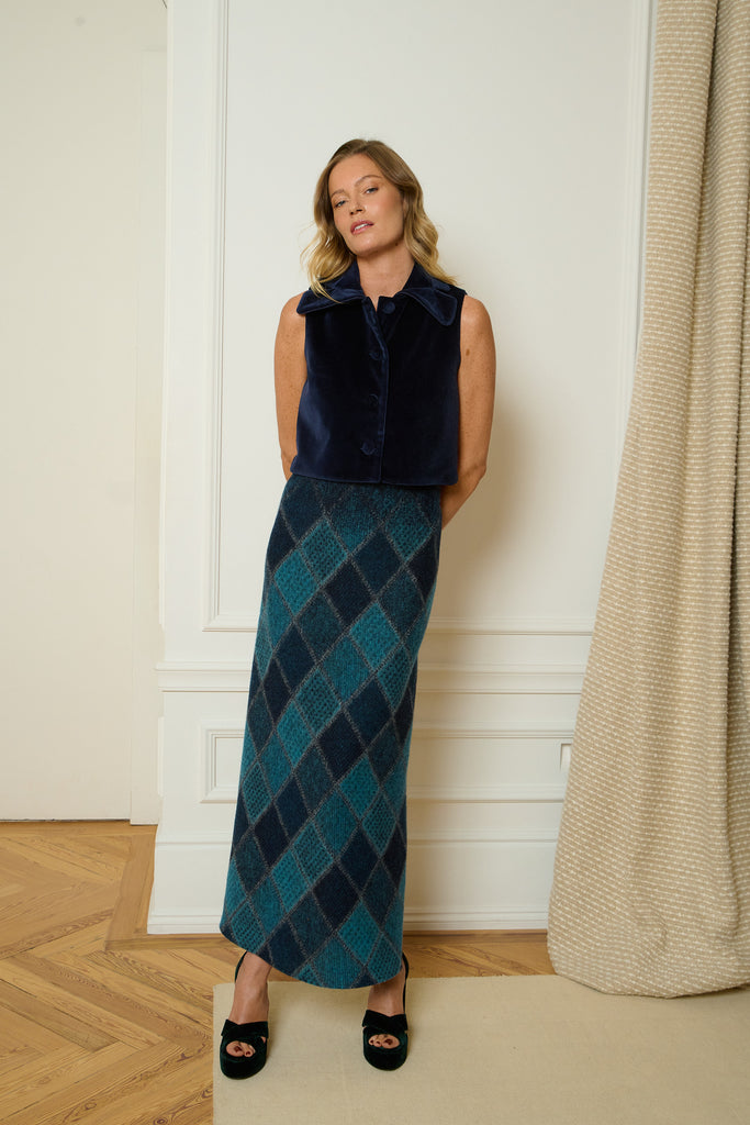 BLUE NOLAN SKIRT
