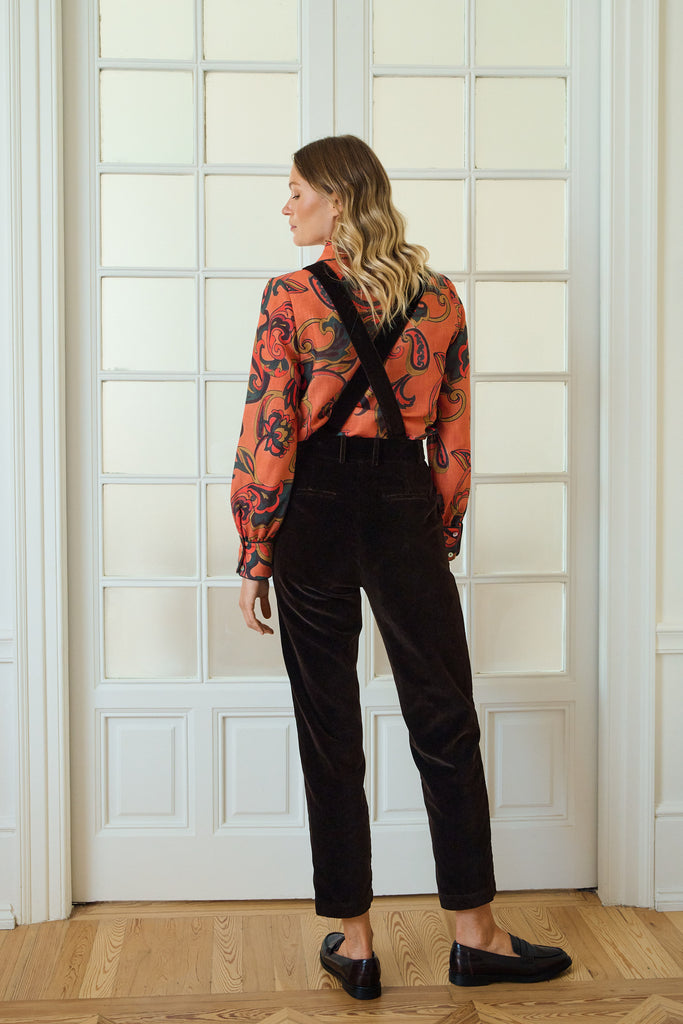 BROWN MARLOW JUMPSUIT