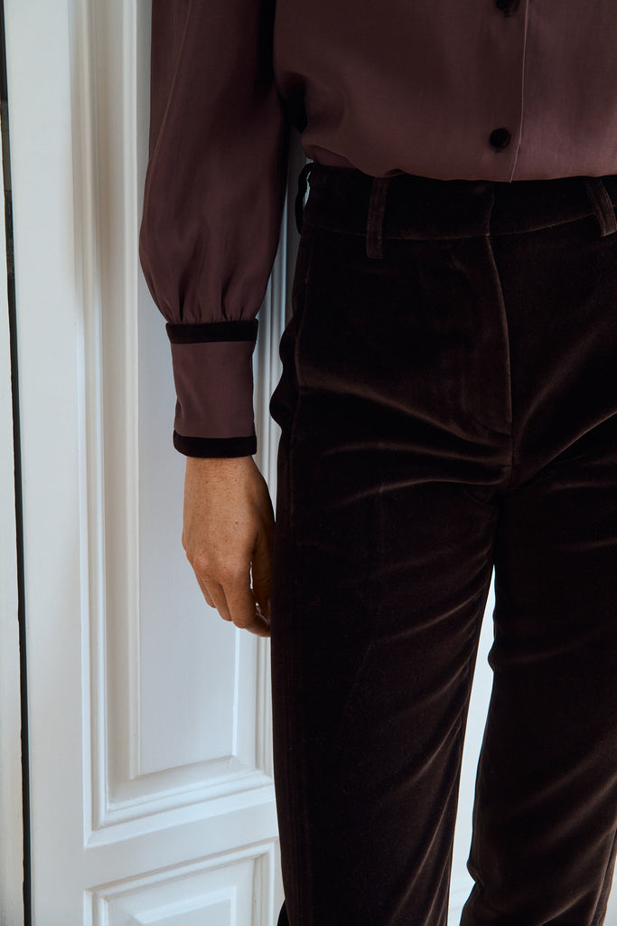 BROWN GILES BLOUSE