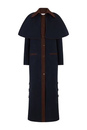 NAVY SAVILE CAPE