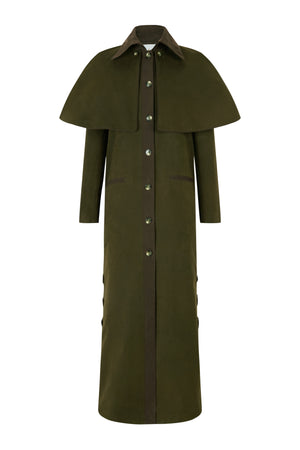 BROWN SAVILE CAPE