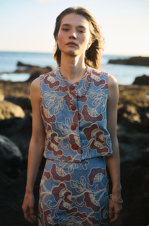 BLUE CORAL SKIRT