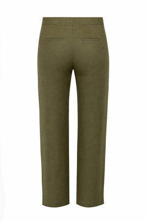 GREEN LINEN TROUSERS