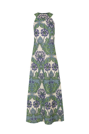 LAVENDER HALTER DRESS
