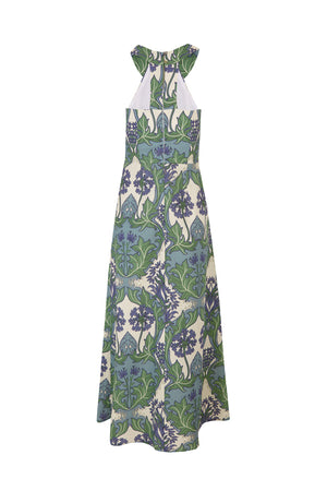 LAVENDER HALTER DRESS