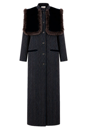 NAVY BRISTOL COAT