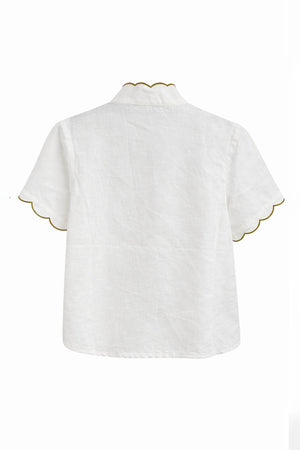 GREEN BRENNET BLOUSE