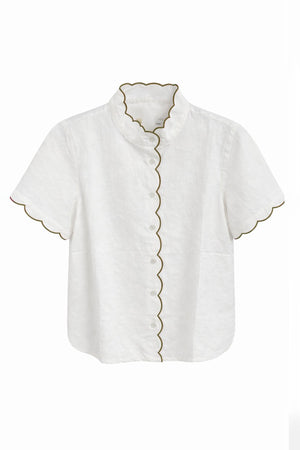 GREEN BRENNET BLOUSE