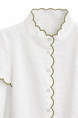 GREEN BRENNET BLOUSE