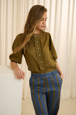 OLIVE BLOUSE