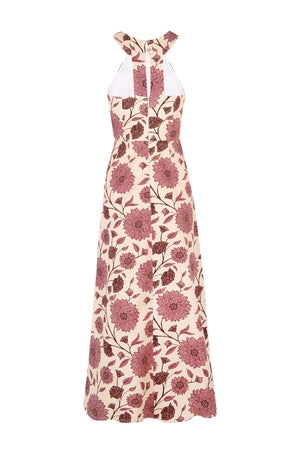 PEONY HALTER DRESS